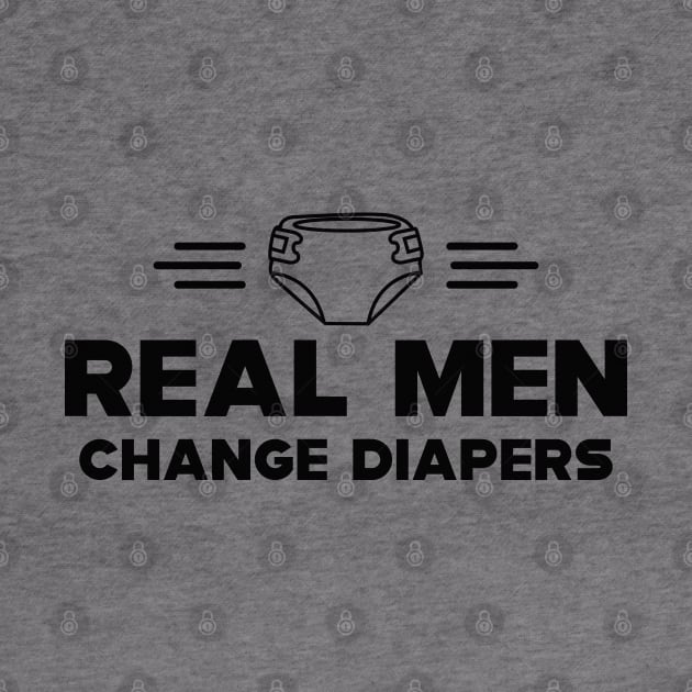 First time dad - Real men changes diapers by KC Happy Shop